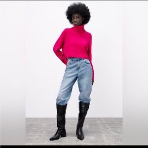 Zara Cropped Turtle Neck